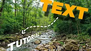 Text Tutorial |  Motion Tracking 