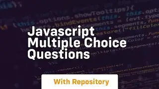 javascript multiple choice questions