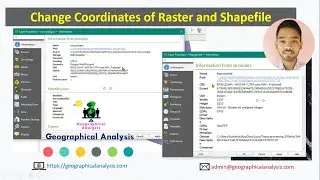 How to change Coordinates in QGIS | Change Coordinates of a Raster and Shapefile in QGIS