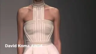 David Koma London Fashion Week show: David Koma AW14 Collection