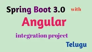 Spring Boot  Angular integration Tutorial project part-4 | Thiru Academy