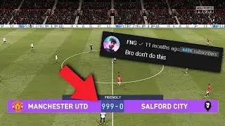 SCORING THE MOST GOALS POSSIBLE IN A FIFA 21 MATCH (but better than FNG)...