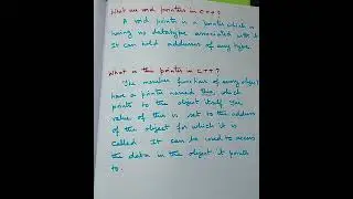 C++ interview questions and answers