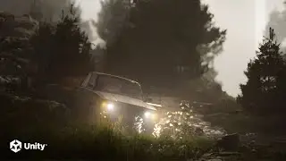 Realistic Car in a Forest in Unity! | Environment Art Time Lapse