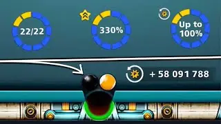 Backup Account 22 Leg Cue Max 🙀 I get 58M coins when I lose in Venice Pro 8 Ball Pool