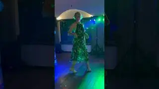 #POZAdance #dances at a #disco in a #transparent #dress #shorts