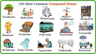 Lesson 143: Learn 100 Common Compound Nouns in English | Simple Examples for Everyday Use 