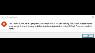 Windows 11 ms-settings: display Personalize Settings Not Opening Without Create New User Account-Fix
