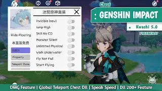 [New] Cheat GENSHIN IMPACT Android KWACHI 200+ Feature Free support no root