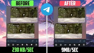 How To Increase Telegram Download Speed (86% faster than before) Working method