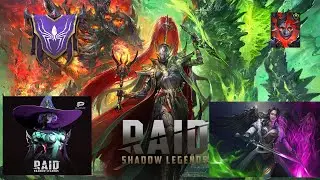 RAID: Shadow Legends. Проходим 21 этаж Темные Эльфы. Обзор героя Владычица Риан.