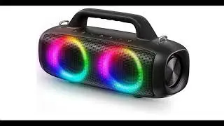 Uoudio IP67 Waterproof Wireless Speakers with RGB Lights