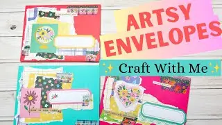 Artsy Envelopes 💌 Use Your Scraps!
