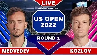 Daniil Medvedev vs Stefan Kozlov | US Open 2022 First Round | Live Tennis Play-by-play stream