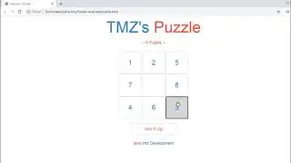Puzzle game with javascript