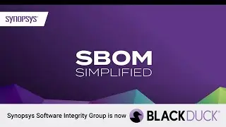 How to Easily Generate An Accurate Software Bill of Materials (SBOM) with Black Duck SCA | Synopsys