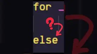 FOR Loops With ELSE Statements? #python #coding #programming