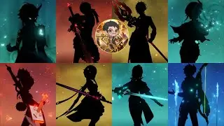 All Characters Preview - Idle Animations - Black Glitch (As of 1.3) - Genshin Impact