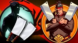 Shadow Fight 2 BUTCHER defeated by his own weapon