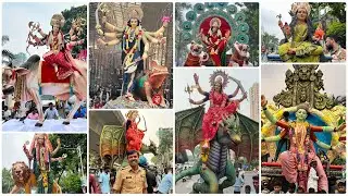 Mumbai’s Durga Devi Maha Aagman Sohala 2024 | Never Ever Seen Before😱 Mumbai Devi Aagman 2024