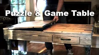 Building A DIY Puzzle and Game Table