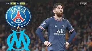 PSG - OLYMPIQUE DE MARSEILLE | Trophée des Champions FIFA 22 Gameplay Career Mode 4K