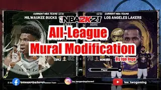 NBA 2K21 MOD SHOWCASE | 30 TEAMS MURAL MODIFICATION BY IGO INGE