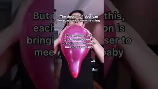 Each contraction brings you closer to meeting your baby | Positive Birth | How contractions work