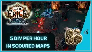 5 DIV PER HOUR IN SCOURED MAPS - Path of Exile 3.22 - Trial of the Ancestors