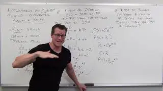 Applications with Separable Equations (Differential Equations 14)