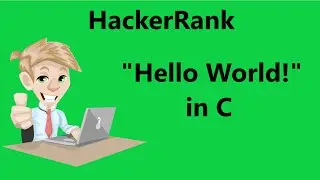 #1 Hackerrank hello world solution in c | Hackerrank Hello World! in C Solution - C