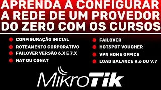 APRENDA A CONFIGURAR A REDE DE UM PROVEDOR DO ZERO COM OS CURSOS EM VIDEO AULAS 100% NA PRÁTICA.