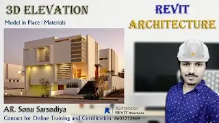 Building elevation in Revit Architecture | 3D Elevation in Revit | Revit Tutorial | Revit