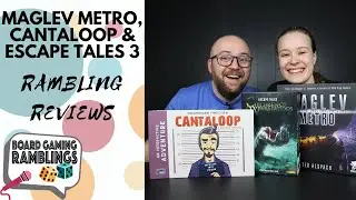 Rambling Reviews: Cantaloop, Escape Tales and Maglev Metro
