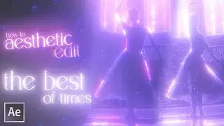 Soft aesthetic glitter edit | Watch me edit