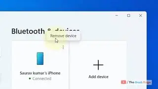 How to Unpair a Bluetooth Device on Windows 11