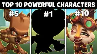 Top 10 Most Powerful Characters 🤔 | Zooba