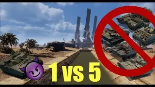 Armored-Warfare | CV90 Mk.IV | PVP | AL Dabbah 1 vs 5 | 15.7k Damage | Red flags