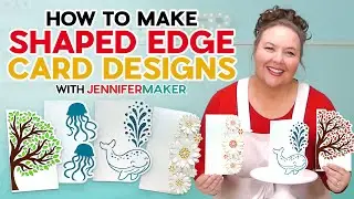 Layer Intricate Paper For Gorgeous Shaped Edge Cards