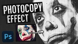 Grainy Photocopy Effect Photoshop Tutorial