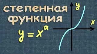 СТЕПЕННАЯ ФУНКЦИЯ график степенной функции