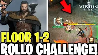 HOW DO BEGINNERS ROLLO CHALLENGE! FLOOR 1-2 (FREE REWARDS) IN Viking Rise