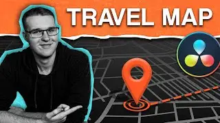 How to Make CLEAN Animated Travel Maps with Davinci Resolve!