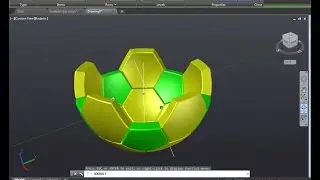 how to make Soccer In Autocad || how to make football in AUTOCAD 2016