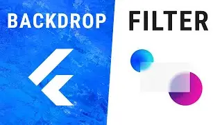 Flutter BackdropFilter Widget