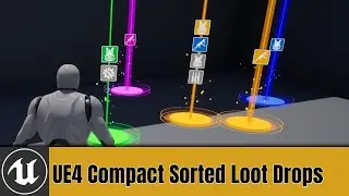 UE4 Compact Sorted Loot Drops