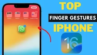 iPhone Top Finger Gestures On iOS 16 Update