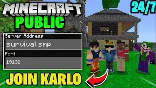 Minecraft Smp Live || Join Our Public Server | Java + Pe