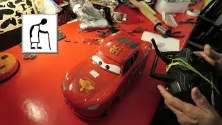 Semi Hobby Grade RC conversion for Dickie Toys Lightning McQueen