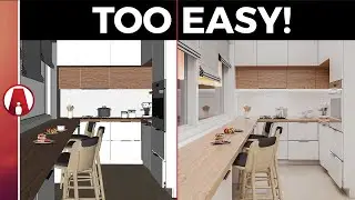 Interior Night Scene Lighting Tutorial | Vray for Sketchup